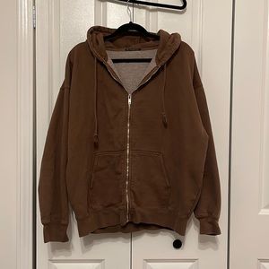 Brandy Melville Christy Hoodie Brown